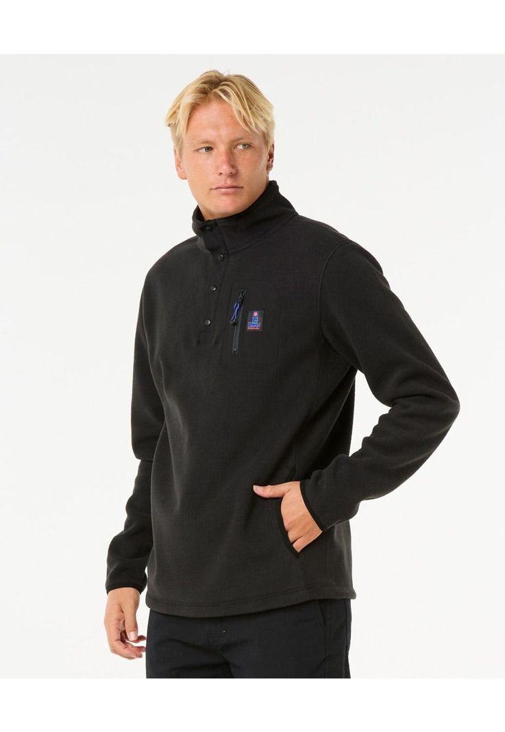 Poleron Micropolar Search Fleece Crew Negro Hombre Rip Curl-1