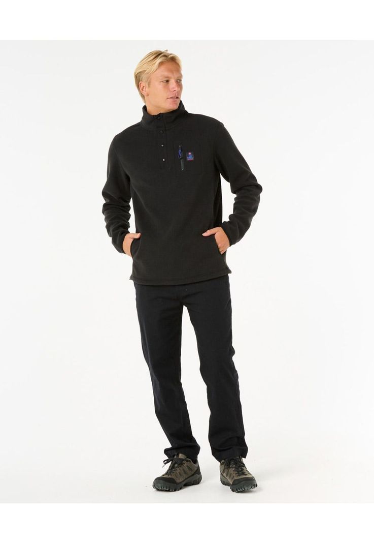 Poleron Micropolar Search Fleece Crew Negro Hombre Rip Curl-3