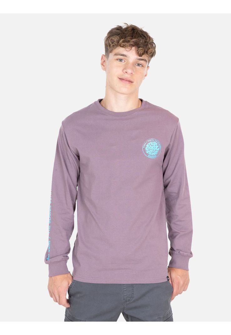 Polera ML Javy Burdeo Infantil Rip Curl-0