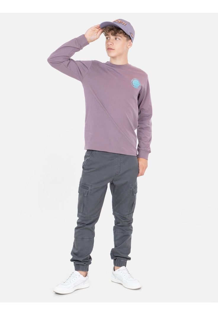 Polera ML Javy Burdeo Infantil Rip Curl-3