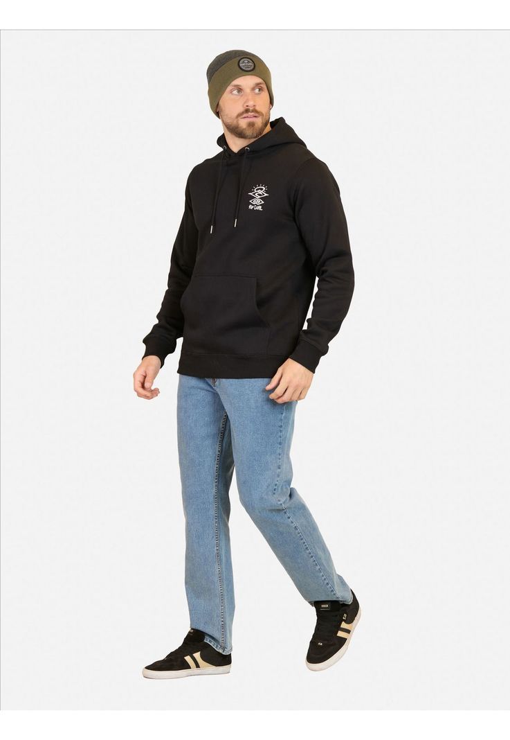 Poleron Canguro The Search Negro Hombre Rip Curl-3