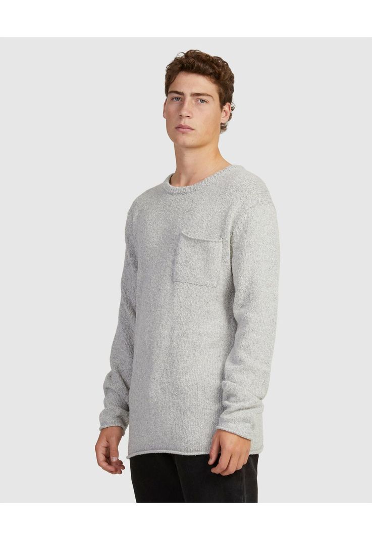 Sweater Neps Crew Gris Hombre Rip Curl-1