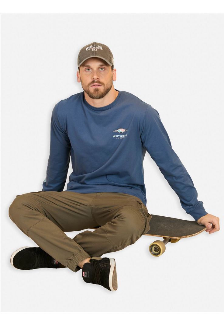 Polera ML RDX Azul Hombre Rip Curl-3