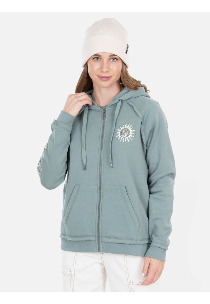 Poleron FZ Suny Day Full Zip Olivo Mujer Rip Curl-0