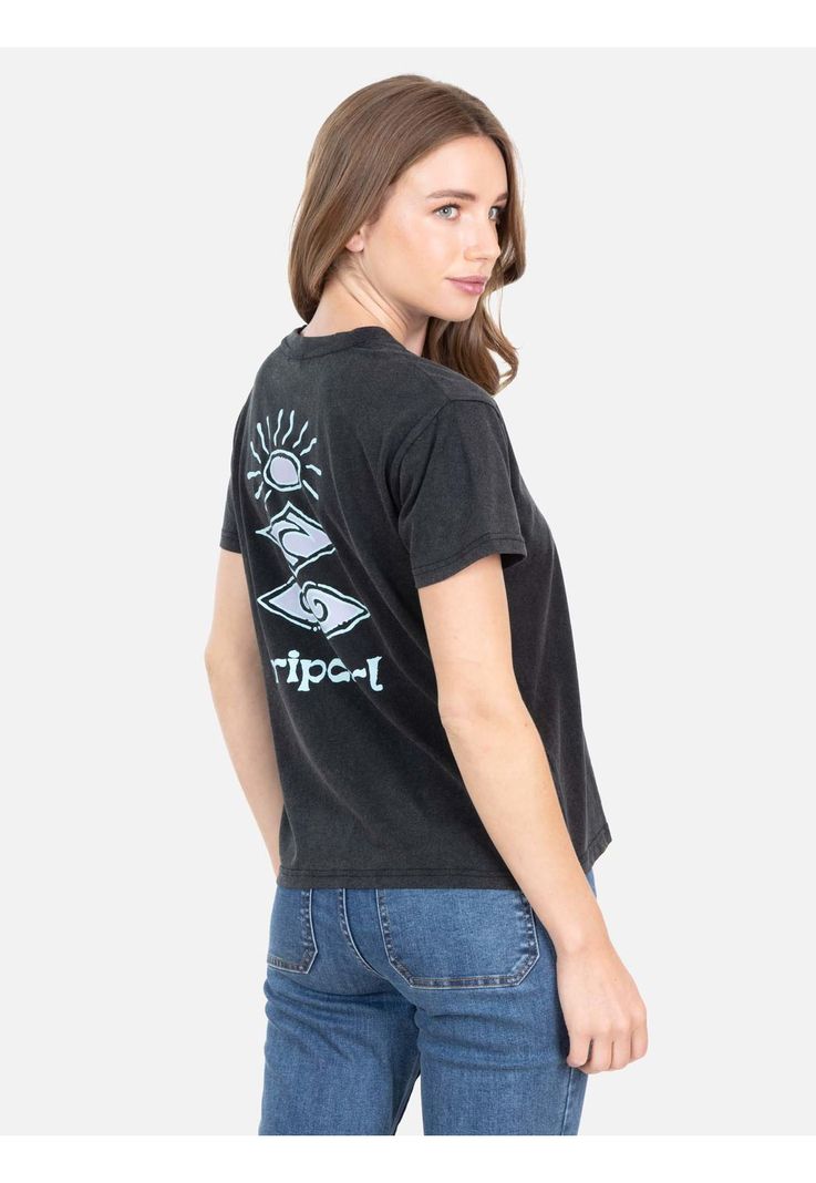 Polera MC Jajalu Negro Mujer Rip Curl-1