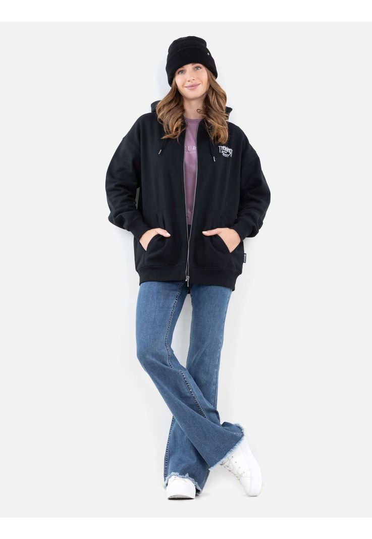 Poleron FZ Surferx Negro Mujer Rip Curl-3