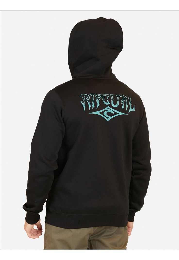 Poleron FZ Flashcurl Negro Hombre Rip Curl-1