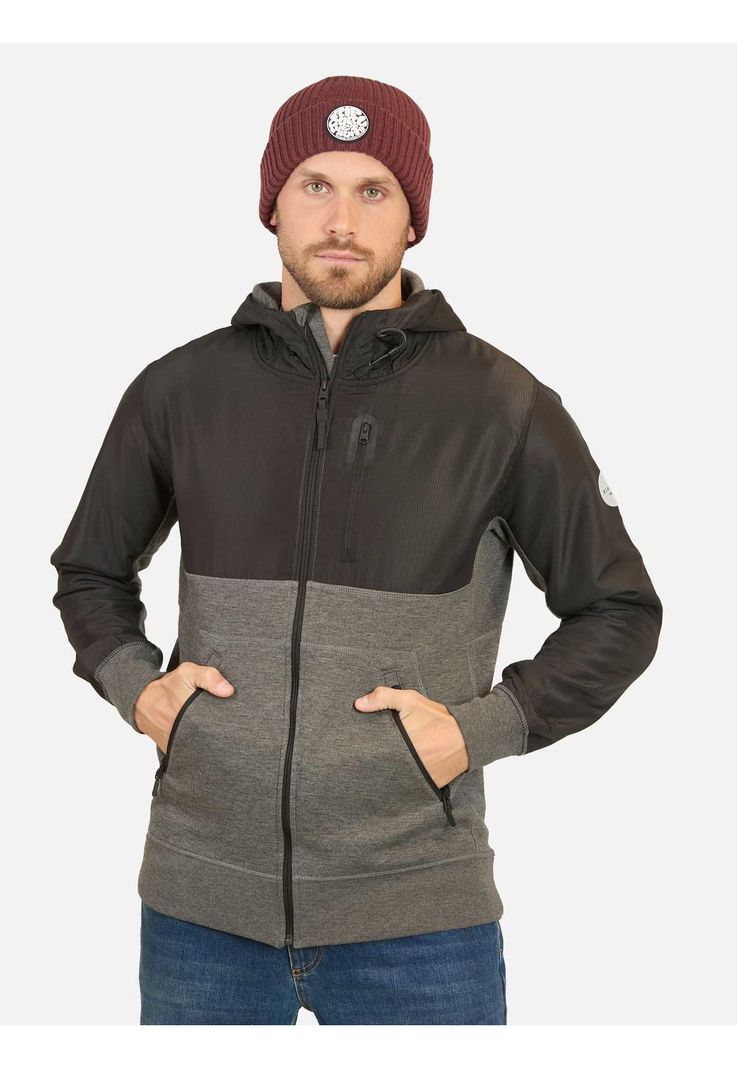 Poleron Aggrolite Anti-series Fleece Gris Hombre Ripcurl-0