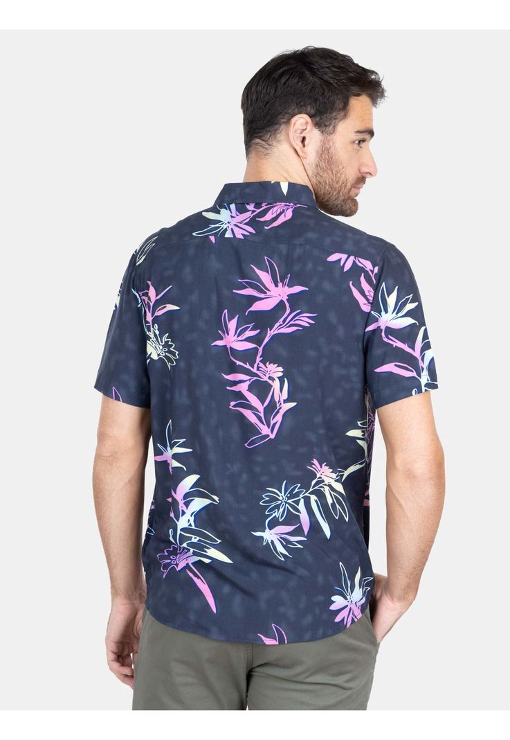 Camisa M/C Fader Bloom Ss Multicolor Hombre Rip Curl-2