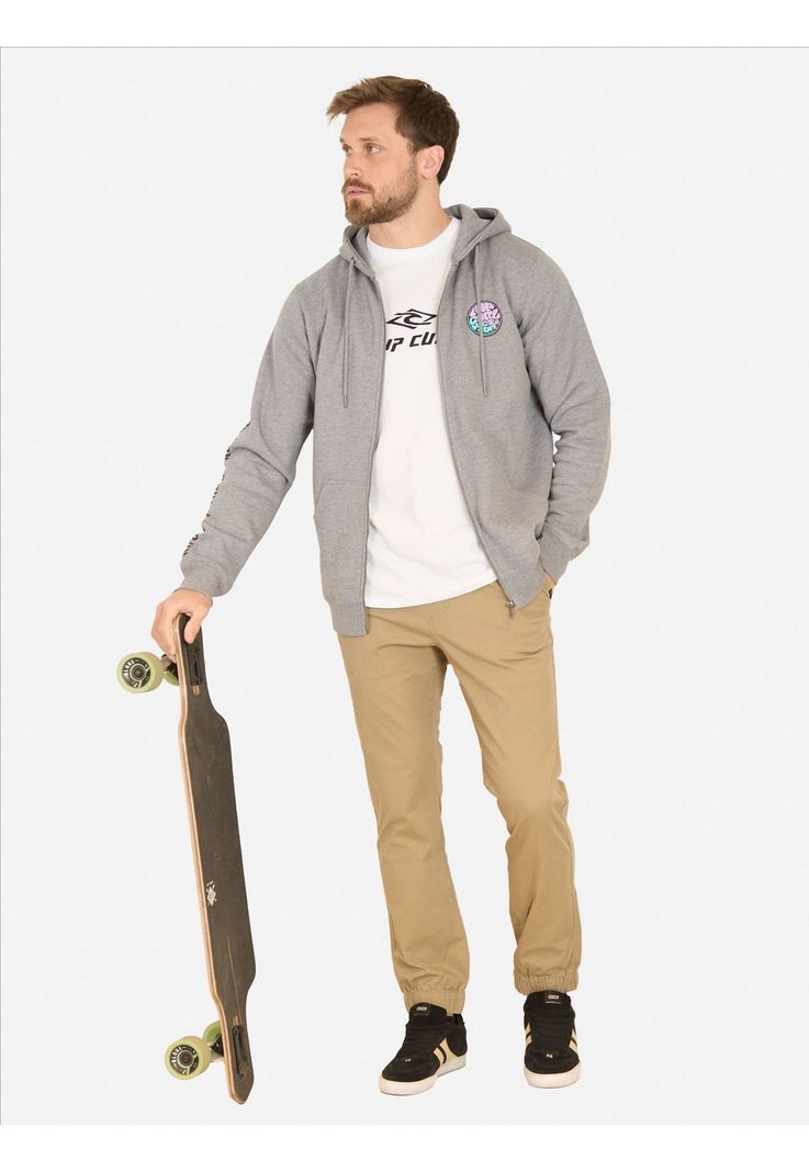 Poleron FZ Oceanx Gris Hombre Rip Curl-2