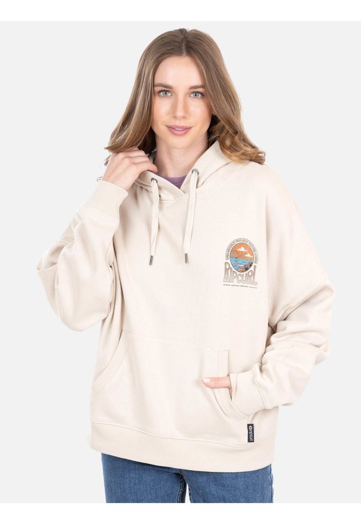 Poleron Canguro Salt Water & Sun Beige Mujer Rip Curl-0