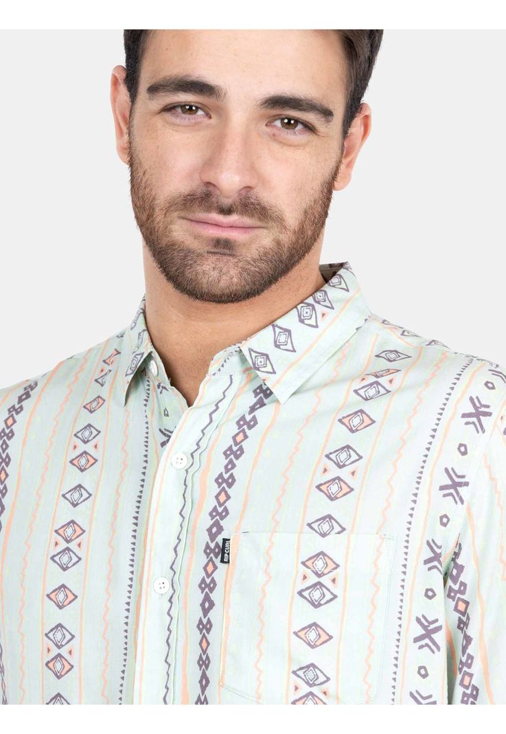 Camisa M/C Voodoo Stripe Ss Multicolor  Hombre Rip Curl-0