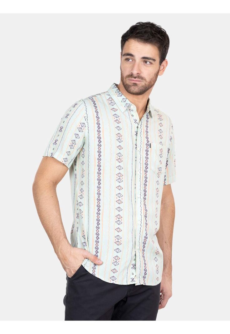 Camisa M/C Voodoo Stripe Ss Multicolor  Hombre Rip Curl-1