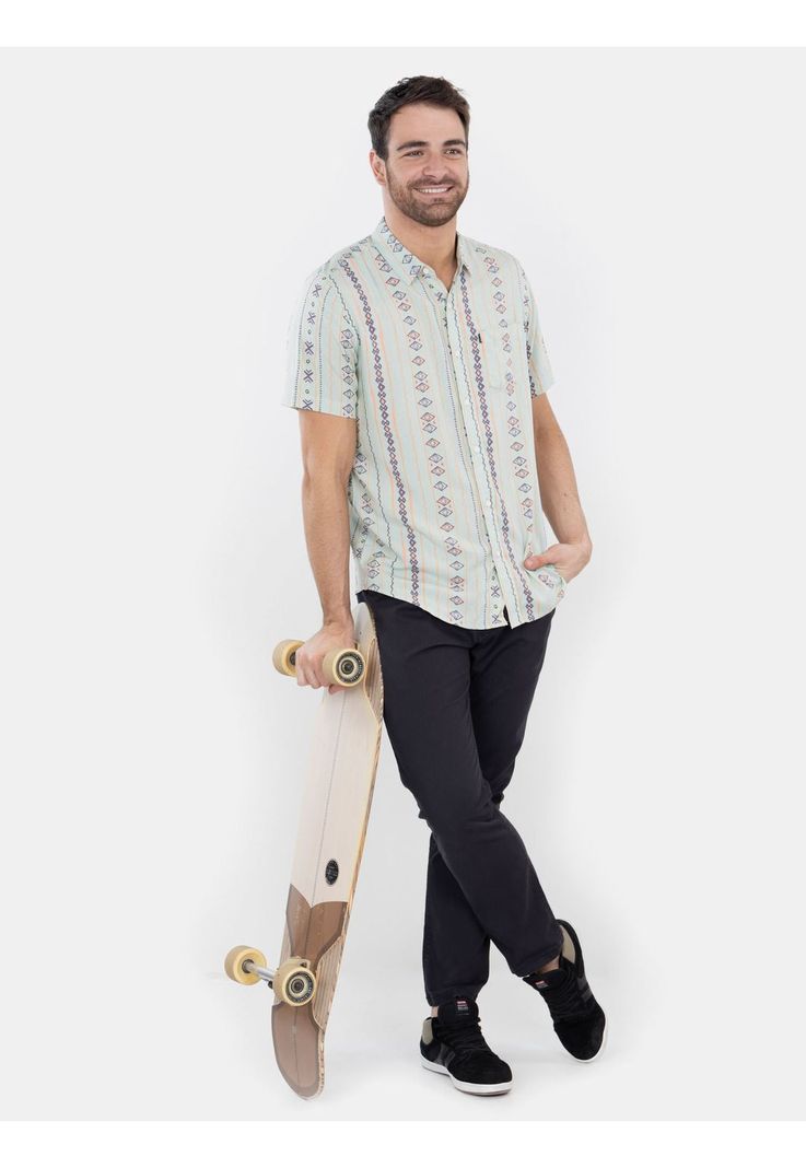 Camisa M/C Voodoo Stripe Ss Multicolor  Hombre Rip Curl-2