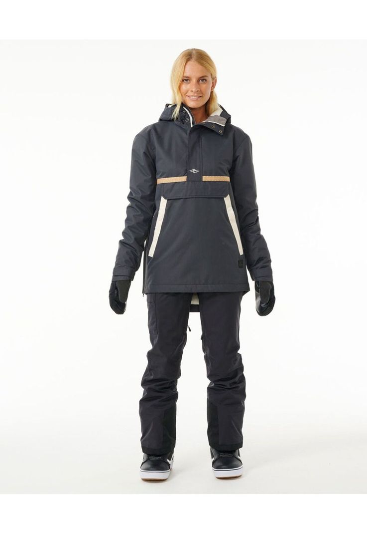 Parka Snow Anti Series Anorak 10K 10K Negro Mujer Rip Curl-5