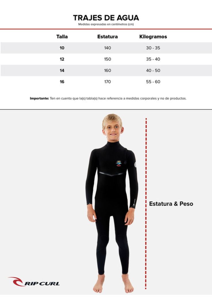 Traje de Agua 6HB548 Niño Azul Rip Curl-2