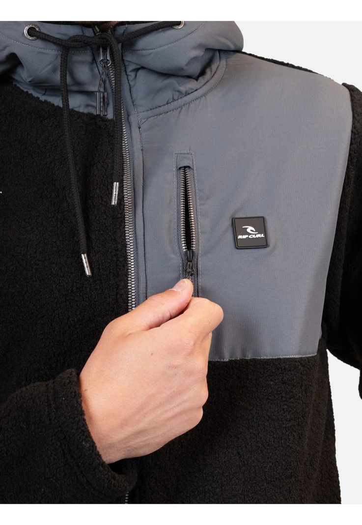 Poleron Chiporro Ika Rc Negro Hombre Rip Curl-2