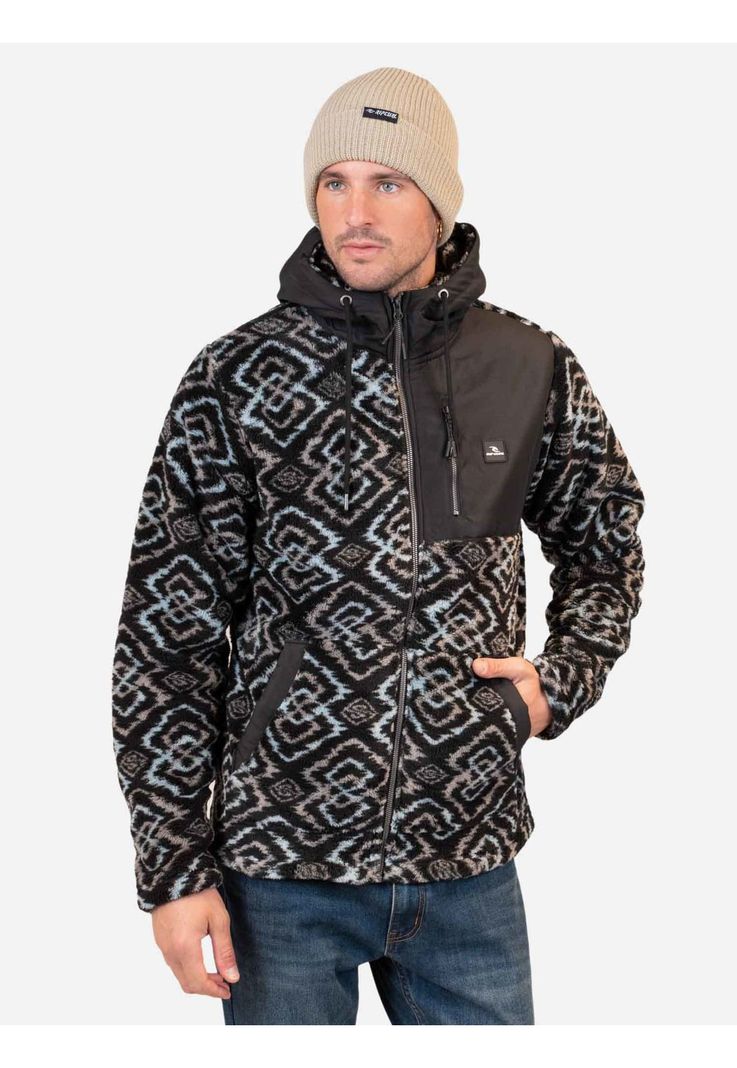 Poleron Chiporro Hala Rc Multicolor Hombre Rip Curl-0