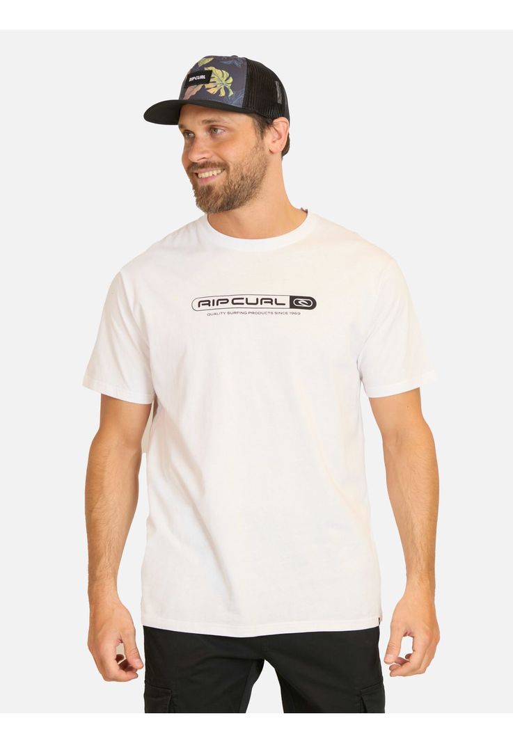Polera MC Test Tube Blanco Hombre Rip Curl S