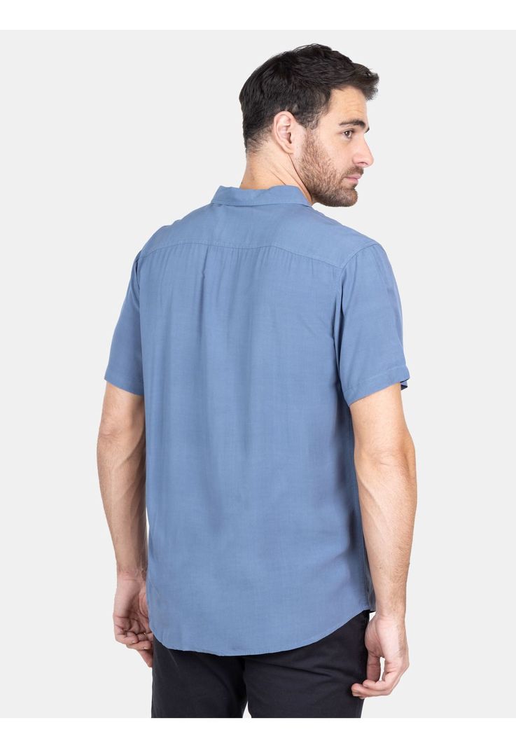 Camisa M/C Signature Line Azul Hombre Rip Curl-3