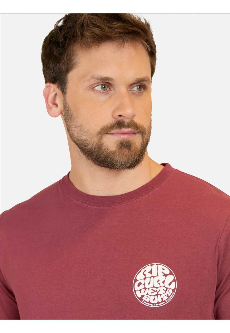 Polera MC Wetsuits RC Burdeo Hombre Rip Curl-2