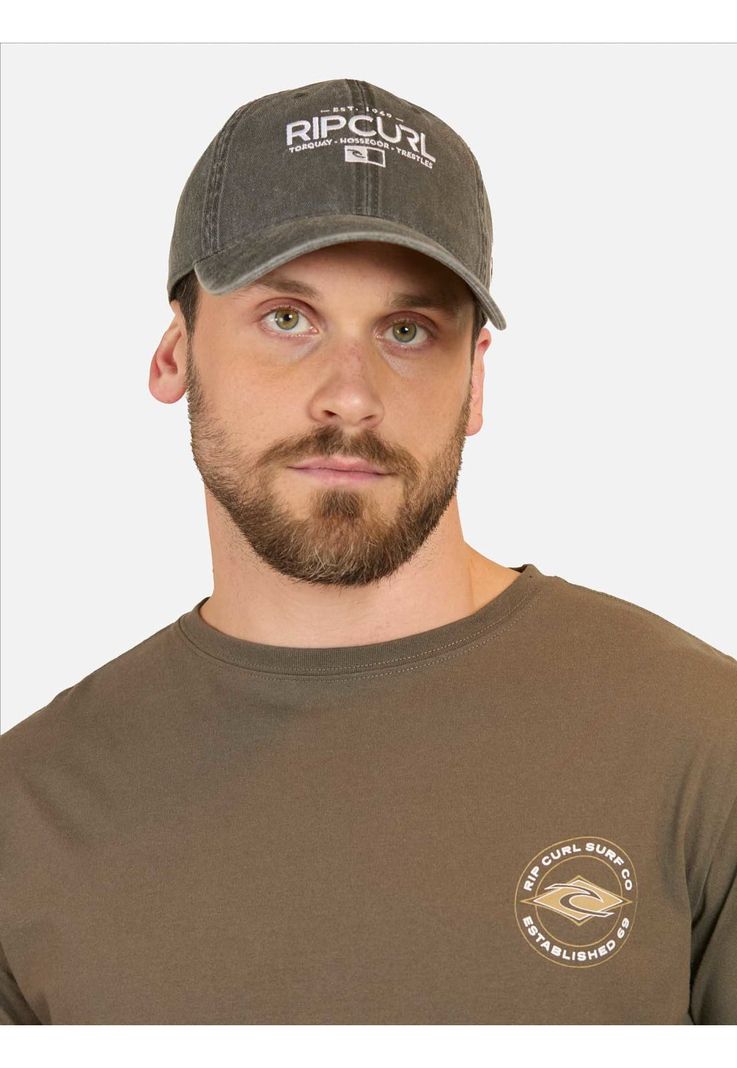 Polera ML Driftic Café Hombre Rip Curl-2