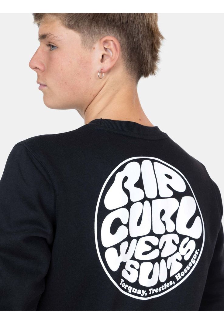 Poleron Cuello Redondo Wetsuits Crew Infantil Rip Curl-1