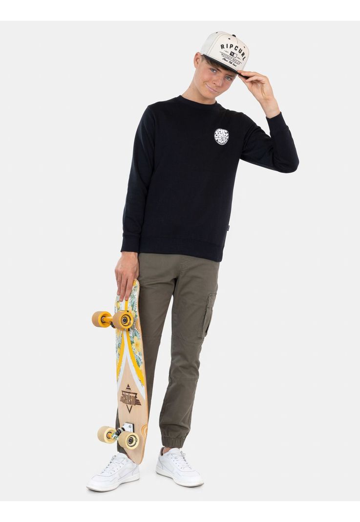 Poleron Cuello Redondo Wetsuits Crew Infantil Rip Curl-2