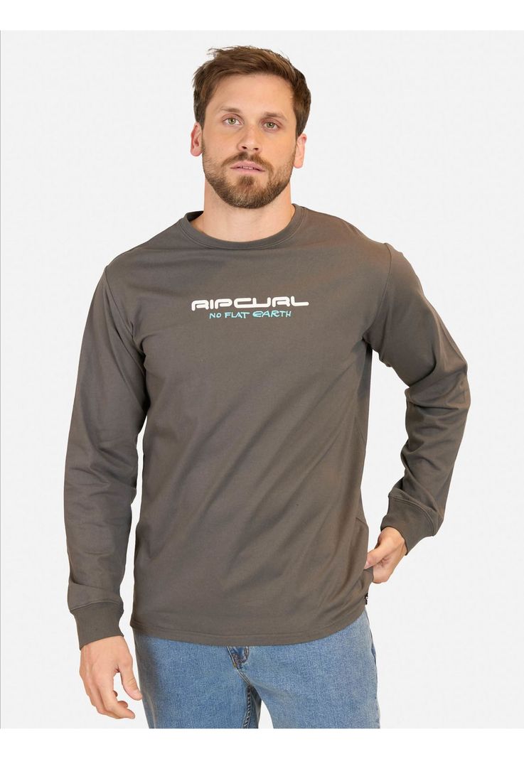 Polera ML Culture Gris Hombre Rip Curl-0