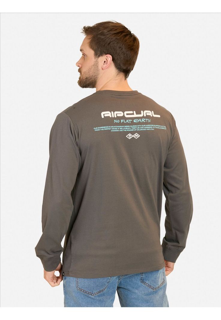 Polera ML Culture Gris Hombre Rip Curl-1