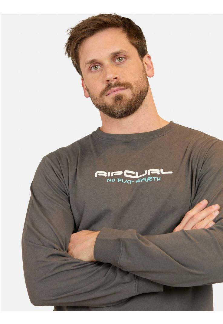 Polera ML Culture Gris Hombre Rip Curl-2
