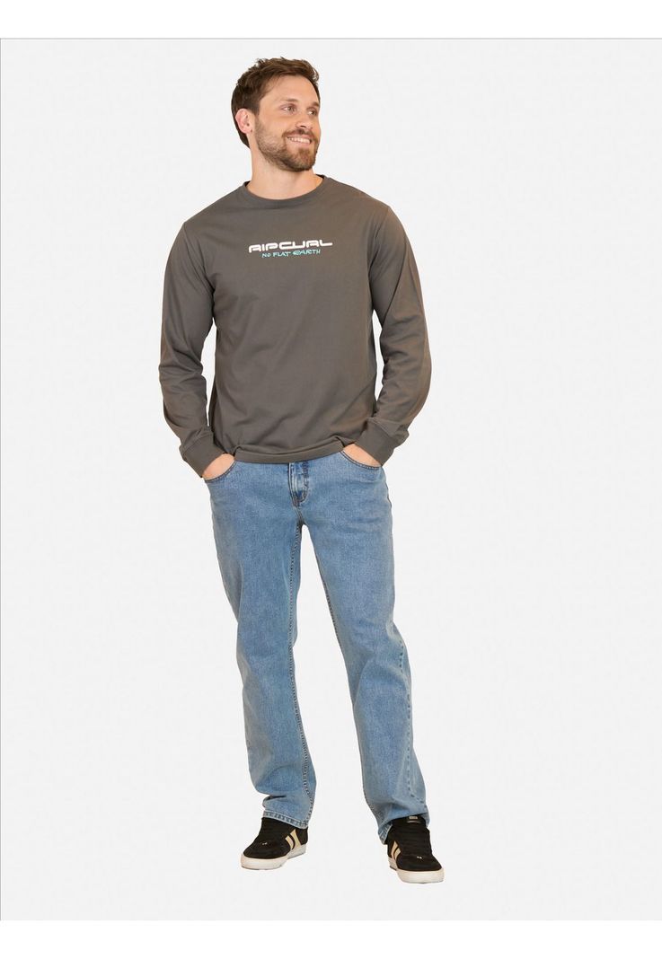 Polera ML Culture Gris Hombre Rip Curl-3