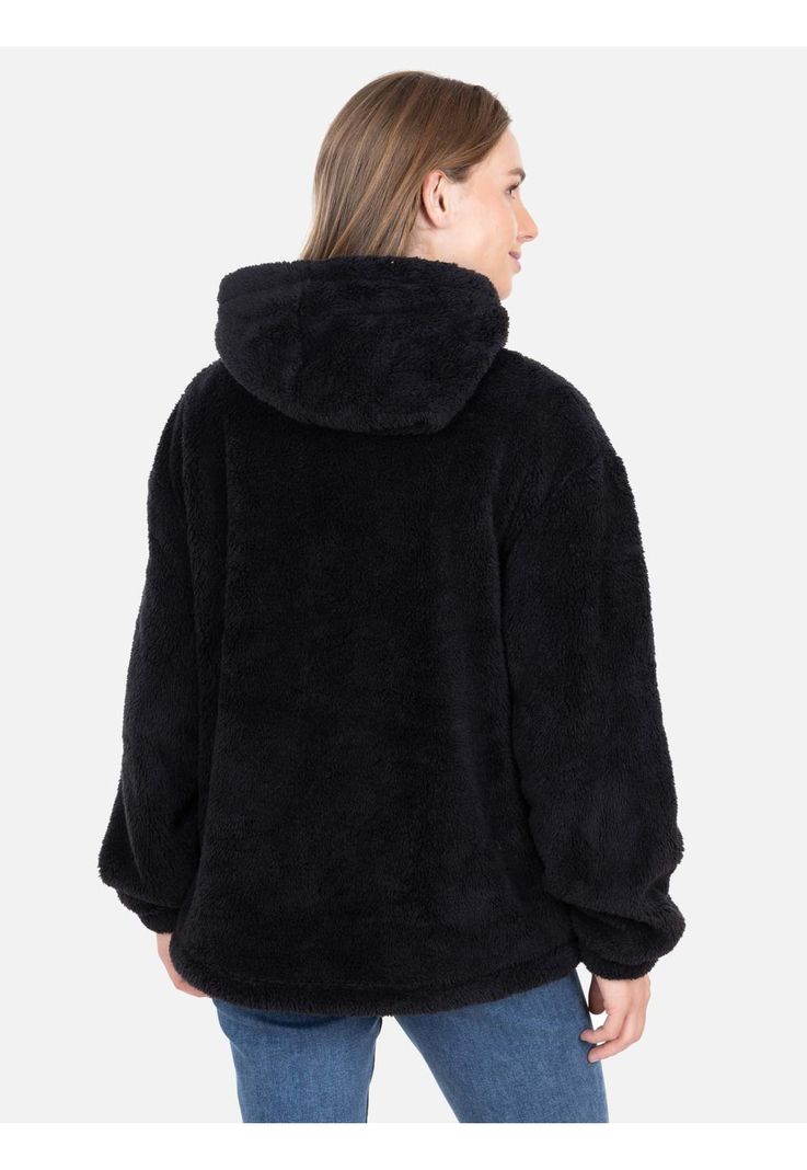 Poleron Chiporro Darkwind Negro Mujer Rip Curl-1