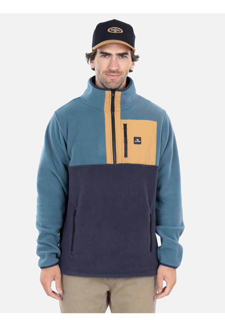 Poleron Micropolar Pili Rc Azul Hombre Rip Curl-0