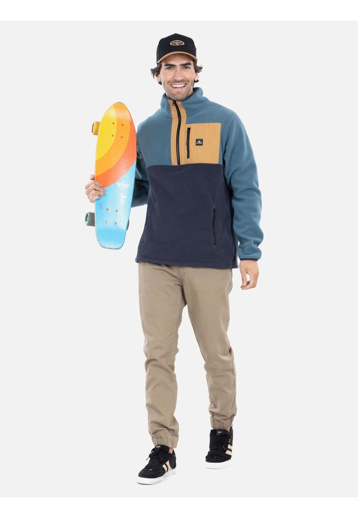 Poleron Micropolar Pili Rc Azul Hombre Rip Curl-3