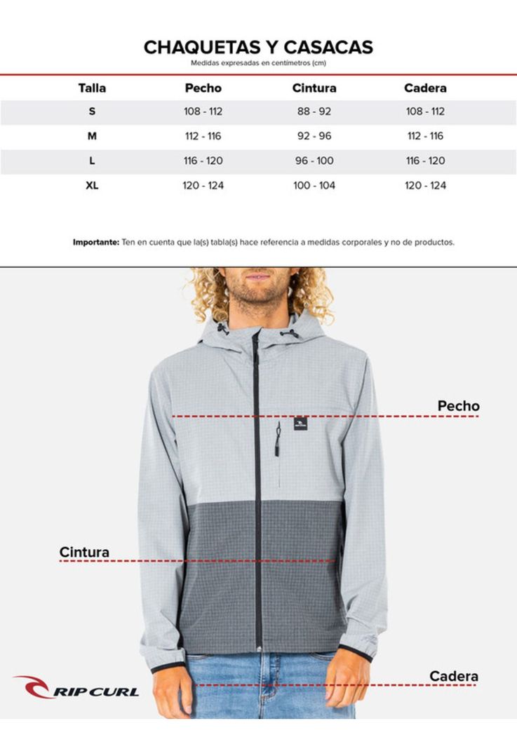 Casaca Anti Series Elite Jacket Hombre Negro Rip Curl-3