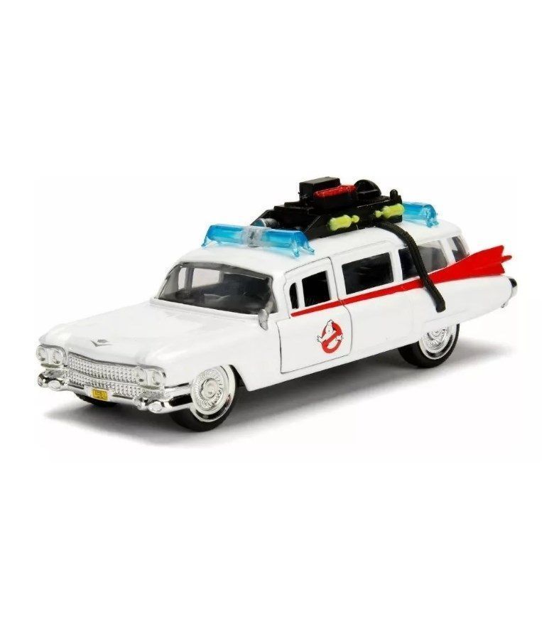 Auto De Coleccion Caza Fantasma Ecto-1 Jada Escala 1:32 Blanco
