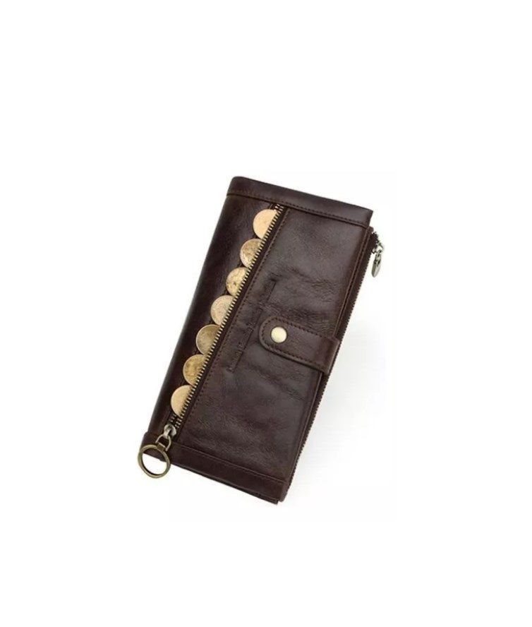 Billetera Mujer De Cuero Larga Marca Contacts Modelo C2190-4