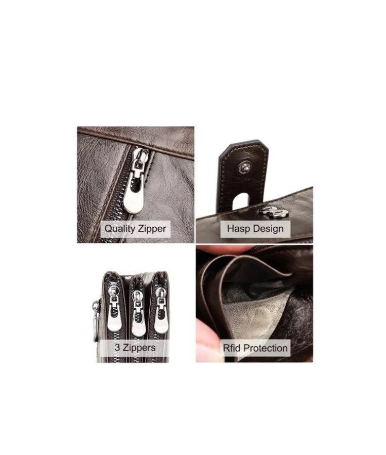 Billetera Mujer De Cuero Larga Marca Contacts Modelo C2190-5