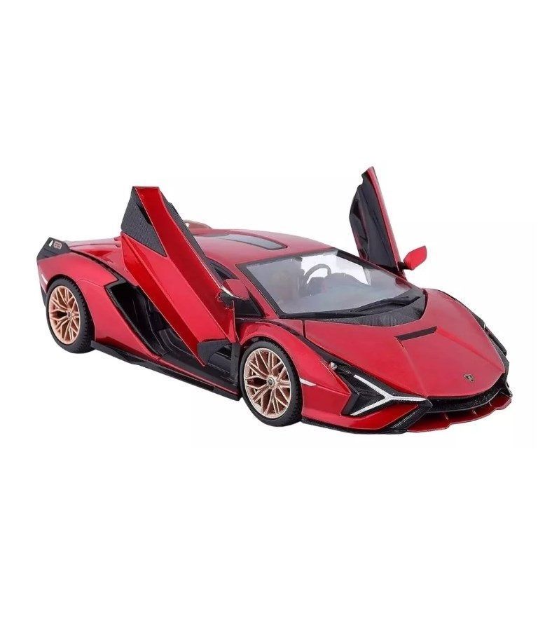 Auto De Colección Lamborghini Sián Fkp 37 Burago Escala 1:24-2