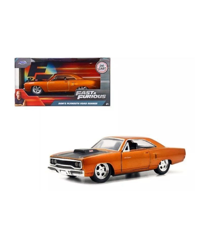 Auto Dom's Plymouth Road Runner Rápidos Y Furiosos Escala 1:32-2