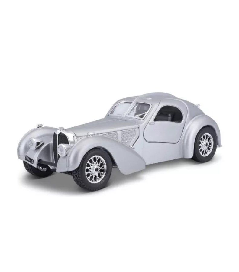 Auto De Colección Bugatti Atlantic Marca Burago Escala 1:24-0