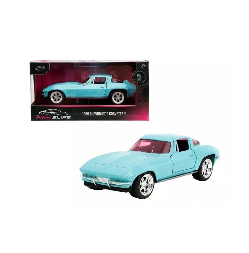 Auto Chevrolet Corvette 1966 Pink Slips Jada Escala 1:32-2