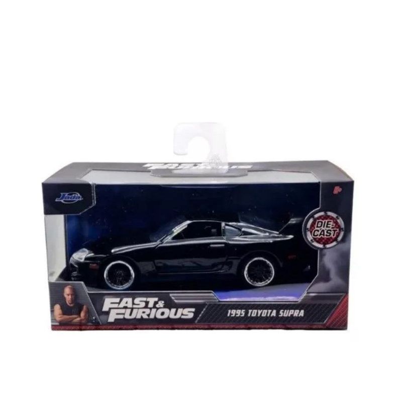 Auto 1995 Toyota Supra Fast & Furious Marca Jada Escala 1:32-1