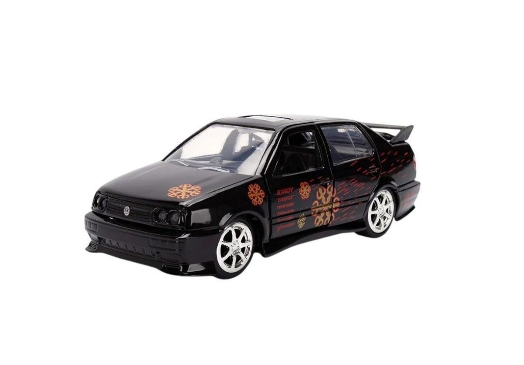 Auto Volkswagen Jetta Rapidos Y Furiosos Escala 1:32 Marca Jada Negro No requiere variantes por talla