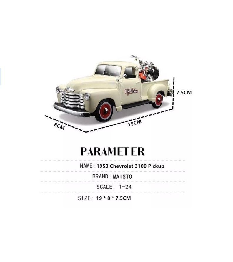 Camioneta Chevrolet 3100 Pick Up Marca Maisto Escala 1:24-1