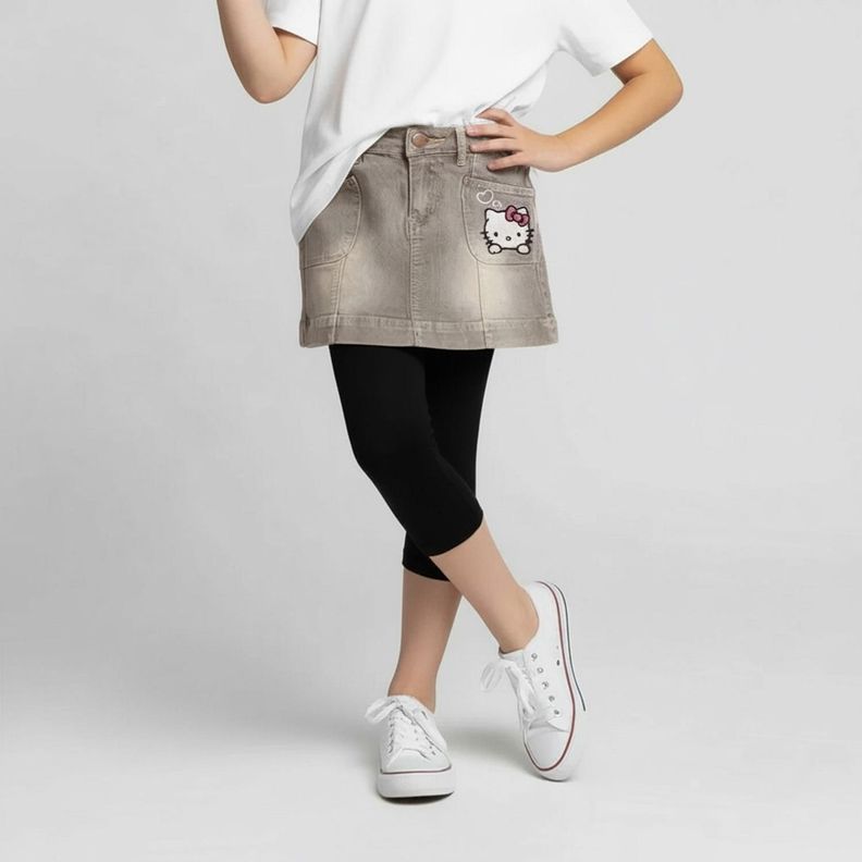 Pack Falda+Calza Nina Hello Kitty S131104-33 Gris 4