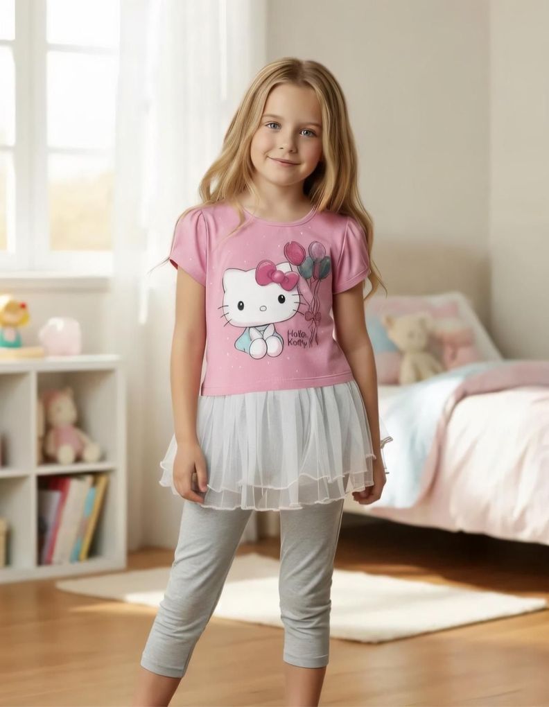 Pijama Nina Hello Kitty S112382-05 Rosado 3