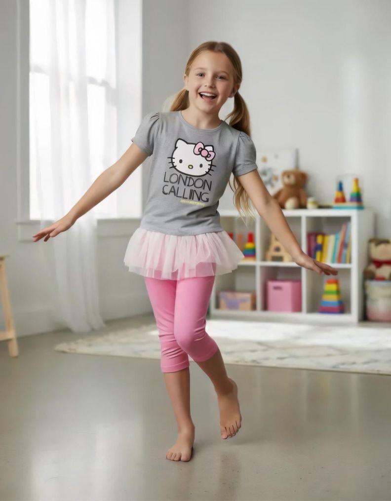 Pijama Nina Hello Kitty S112221-25 Gris 3
