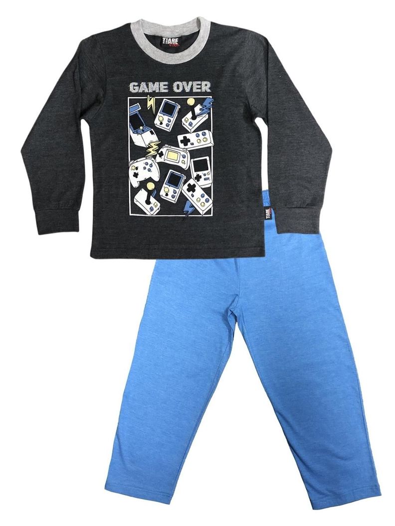 Pijama Niño Game Over T76336-29-0